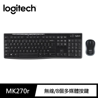 MK270r無線鍵鼠組(黑色)