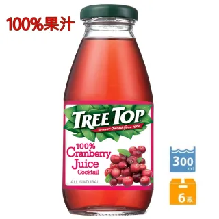 【Tree Top】樹頂100%蔓越莓綜合果汁300ml*6