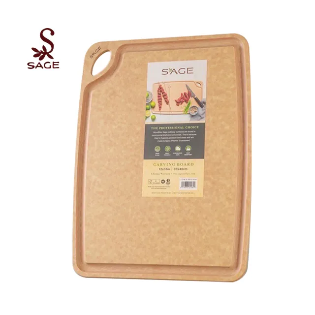 Sage美國製造原裝進口 集水溝槽抗菌砧板 原木色系27 6x37 8厚1cm 限時升級30x40 Momo購物網