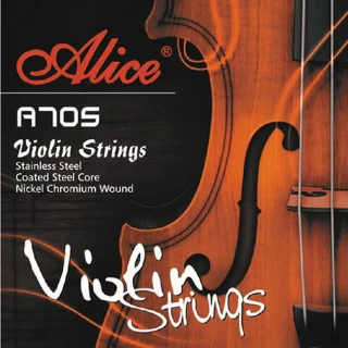 Alice A705 小提琴套弦(進口不鏽鋼絲/高級鋼芯/鎳鉻合金纏弦)
