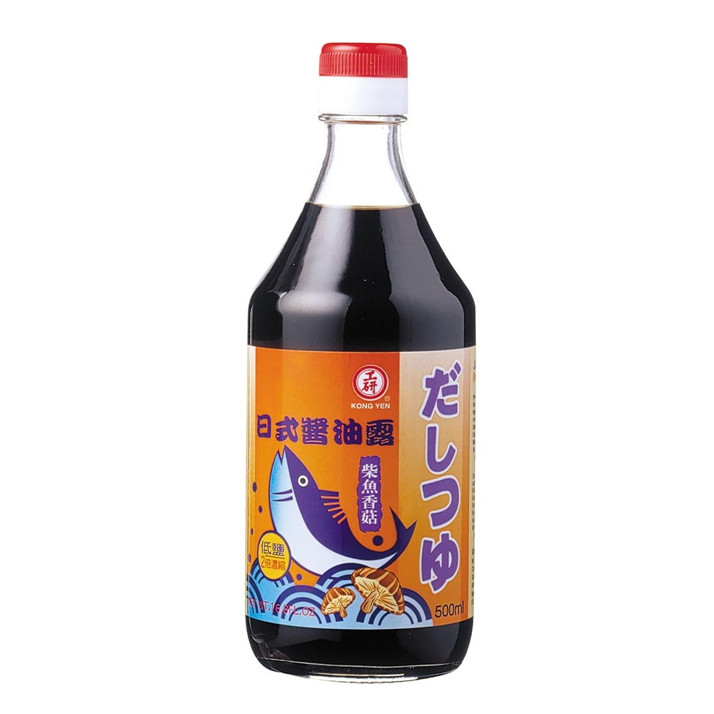 【工研】日式醬油露柴魚香菇500ml