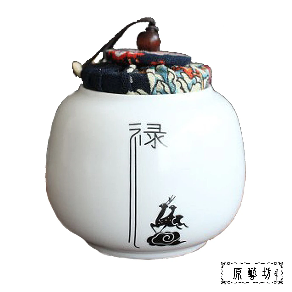 經典白瓷布蓋小茶罐(十款)