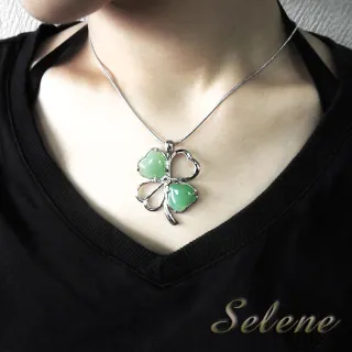 【Selene】浪漫東菱玉四葉草項鍊