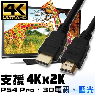 【K-Line】HDMI to HDMI 4K高清視頻影音傳輸線(90cm)