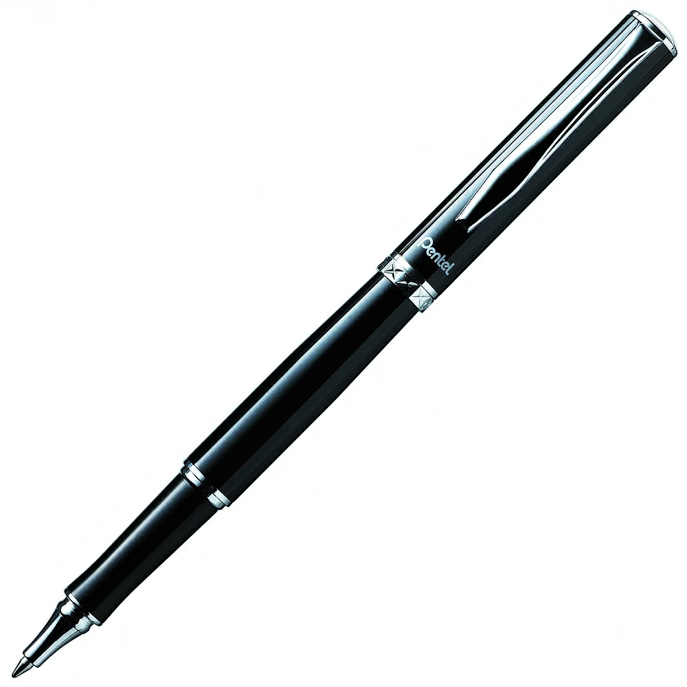 Pentel飛龍K611A高級不鏽鋼鋼珠筆 深穩黑