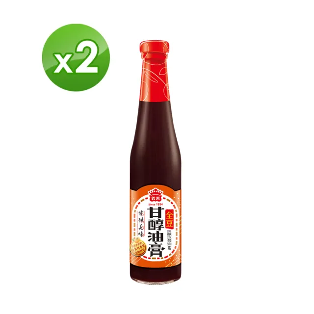 【義美】全豆純釀造甘醇醬油膏2入(535g/罐)
