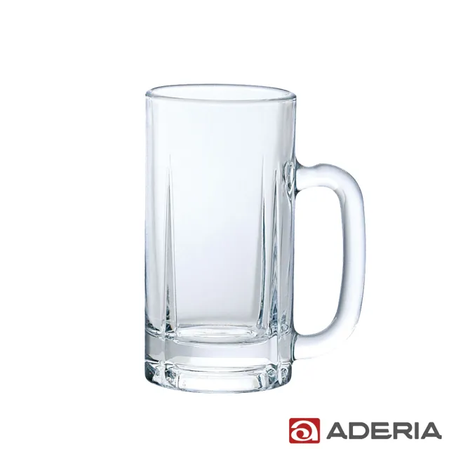 【ADERIA】日本進口玻璃啤酒杯500ml(適量款)