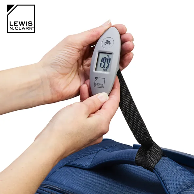 【LEWIS N CLARK】迷你電子旅行行李箱秤 607(行李秤、電子秤、秤重、旅遊配件、美國品牌)