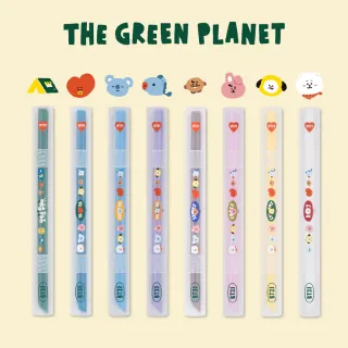 【A Plastic Project】BT21 THE GREEN PLANET系列吸吸管(官方授權 可拆洗 可捲曲收納)