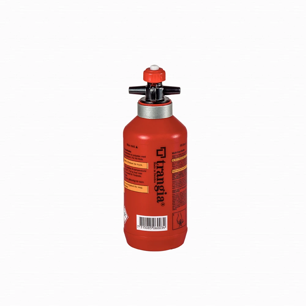 Trangia Fuel Bottle 燃料瓶罐-0.3 L 經典紅 單入(Trangia瑞典戶外野遊用品)