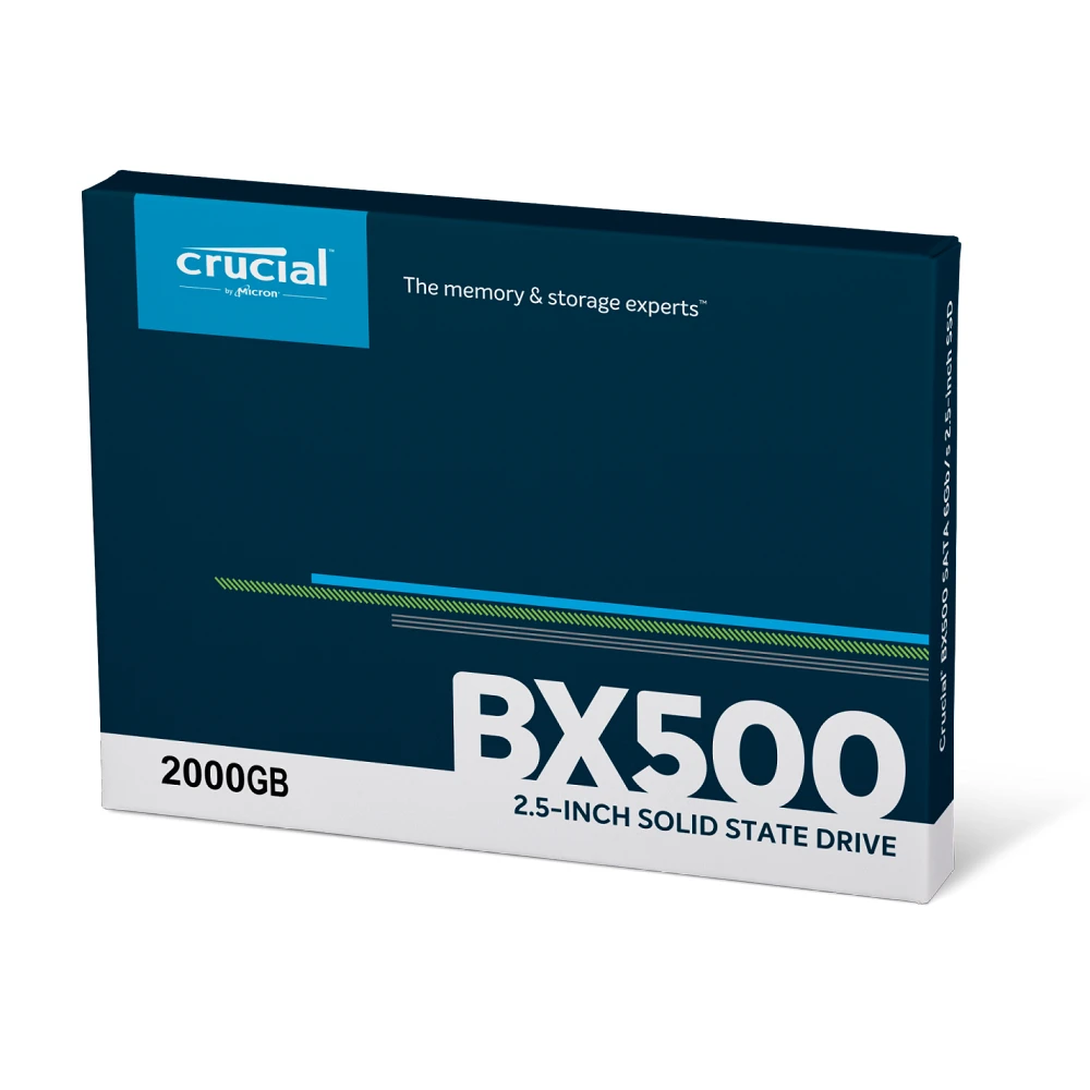 【Crucial 美光】Crucial BX500_2TB SATA TLC 2.5吋固態硬碟(讀：540M寫：500M)