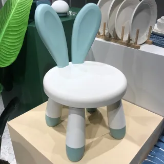 【魔法腳印】超萌兔兔安全兒童椅玩具椅/椅凳(3色可選)