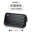 【2入組】YOMIX 防震硬殼3C收納包(線材收納包 旅行包 小物收納 旅行收納 多色可選)