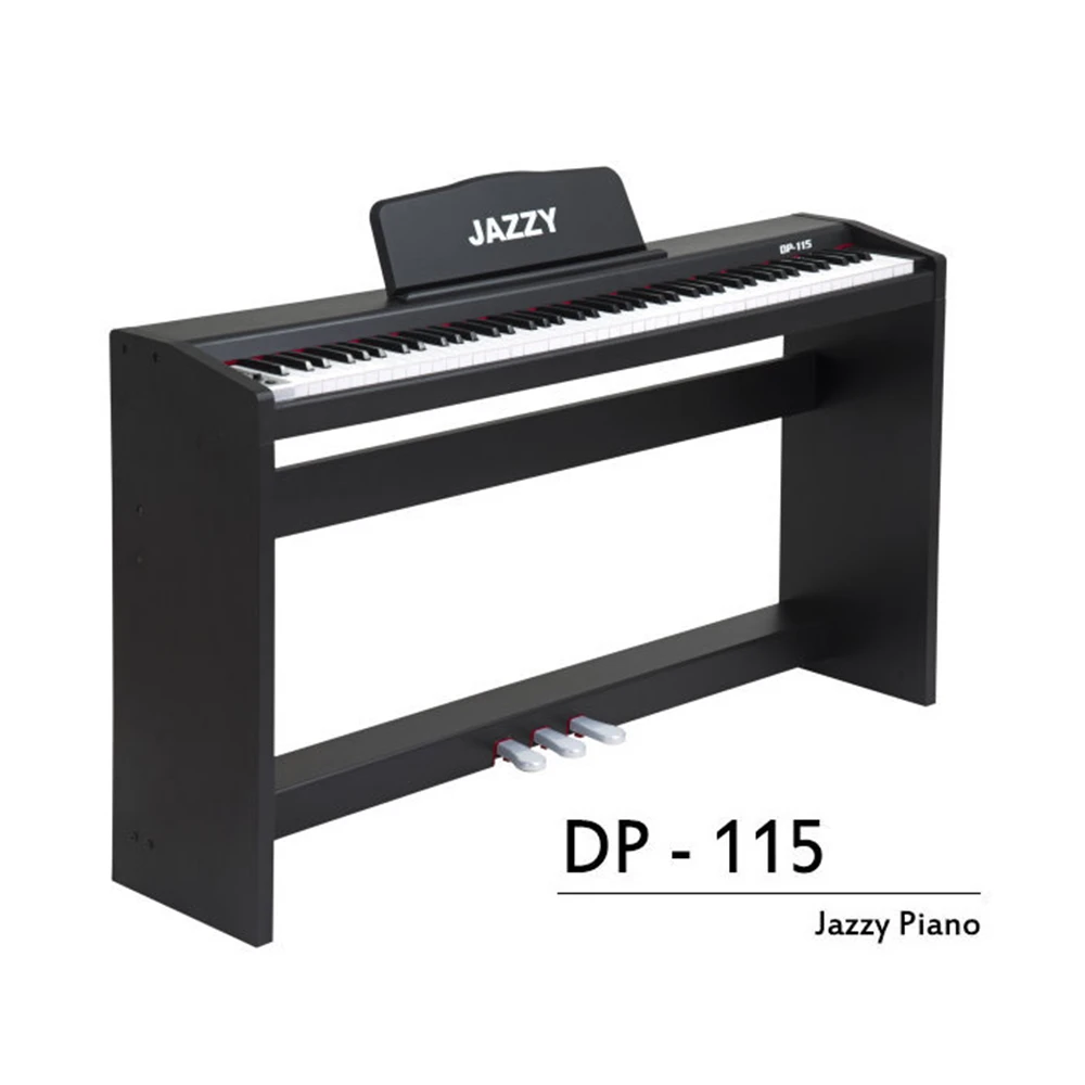 【台灣Jazzy】88鍵仿重鎚力度感應電鋼琴 DP-115(電鋼琴)