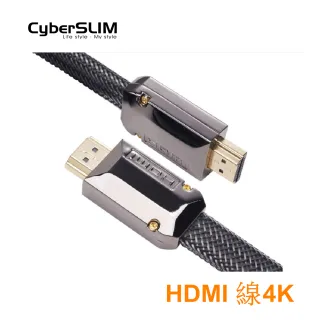 【CyberSLIM】HDMI 轉 HDMI  連接線 4k(1.5M)