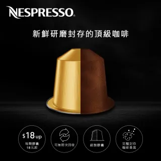 【Nespresso】Origin Espresso 雙層陶瓷杯組(內含2只 Espresso 雙層陶瓷咖啡杯_80ml)
