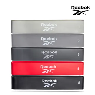 【REEBOK】專業訓練環狀彈力帶5入(RATB-20034)