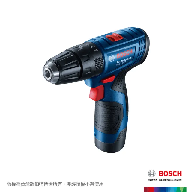【BOSCH 博世】12V 鋰電震動電鑽起子機(GSB 120-LI)