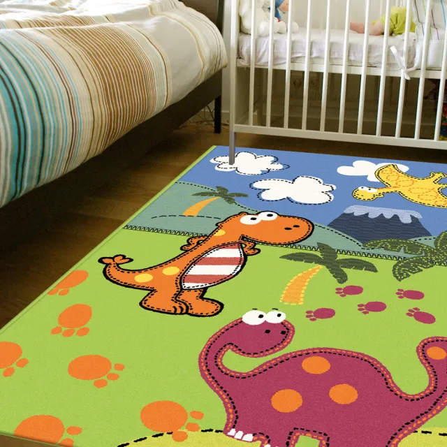 【范登伯格】卡比諾地毯-恐龍樂園(117x170cm)