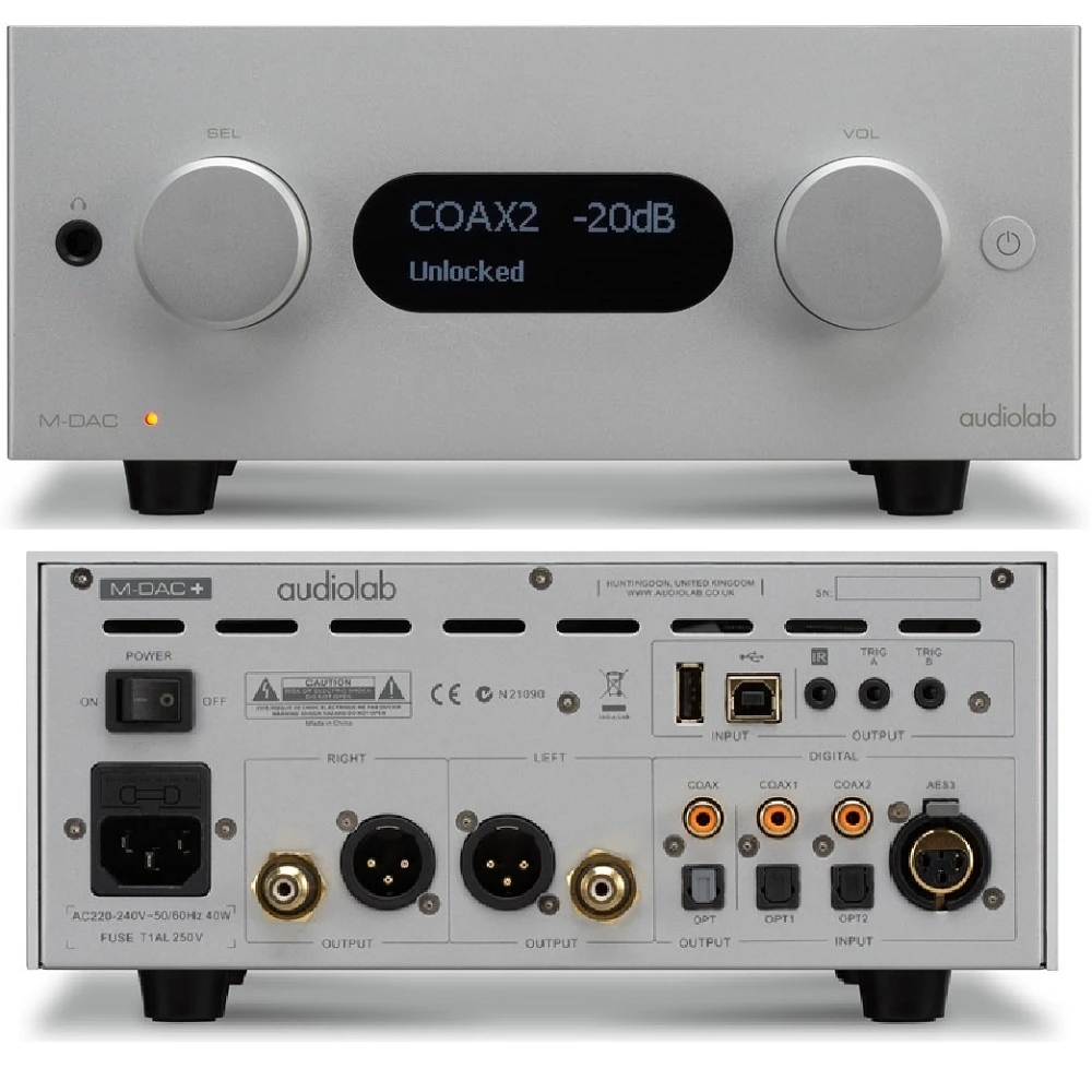 【Audiolab】USB DAC  數位前級  耳機擴大器(M-DAC + 旗艦增強版)