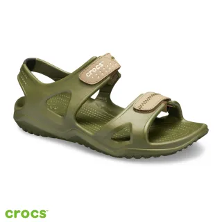 【Crocs】男鞋 男士激浪涉水涼鞋(203965-354)