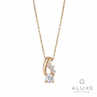 【ALUXE亞立詩】Shine系列 10K造型鑽石項鍊