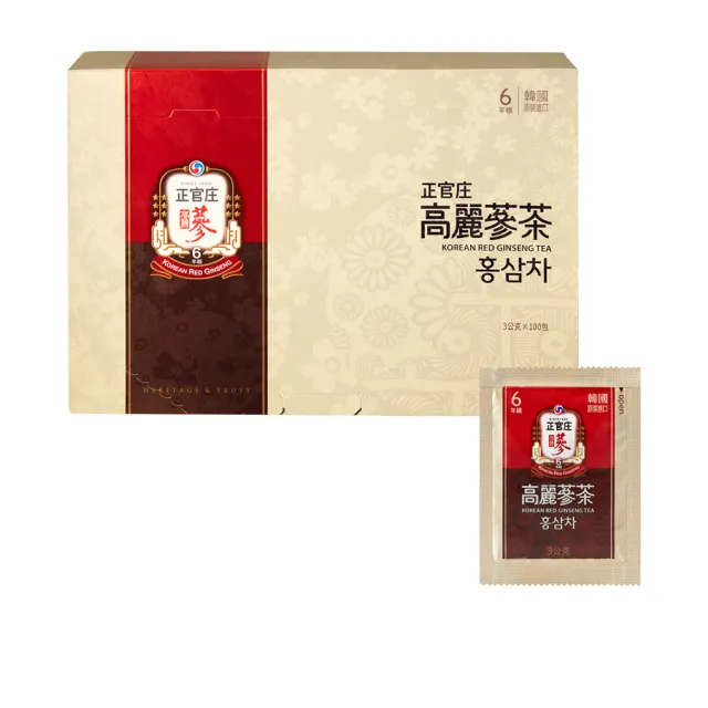 【正官庄】高麗蔘茶3g/包x100包/盒