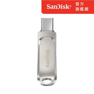【SanDisk 晟碟】Ultra Luxe USB Type-C 128GB 雙用隨身碟(公司貨)