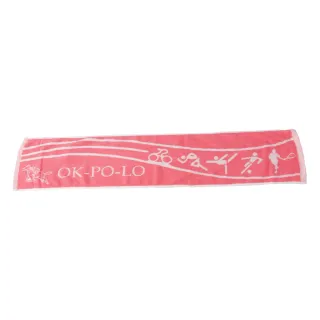 【OKPOLO】台灣製造運動風運動毛巾(吸汗快速 方便攜帶)
