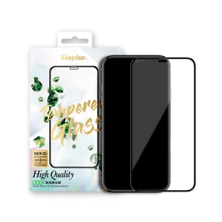 【Kingxbar】iPhone 11 / i11 6.1吋 保護貼 玻璃貼 全滿版3D曲面隱形鋼化螢幕保護膜 - 黑