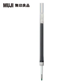 【MUJI 無印良品】自由換芯膠墨筆芯/黑0.38mm