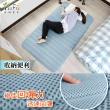 【舒福家居】3D日式床墊透氣墊 水洗不發霉 藍色(單人加大)