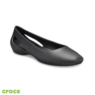 【Crocs】女鞋 思瓏女士平底鞋(205873-001)