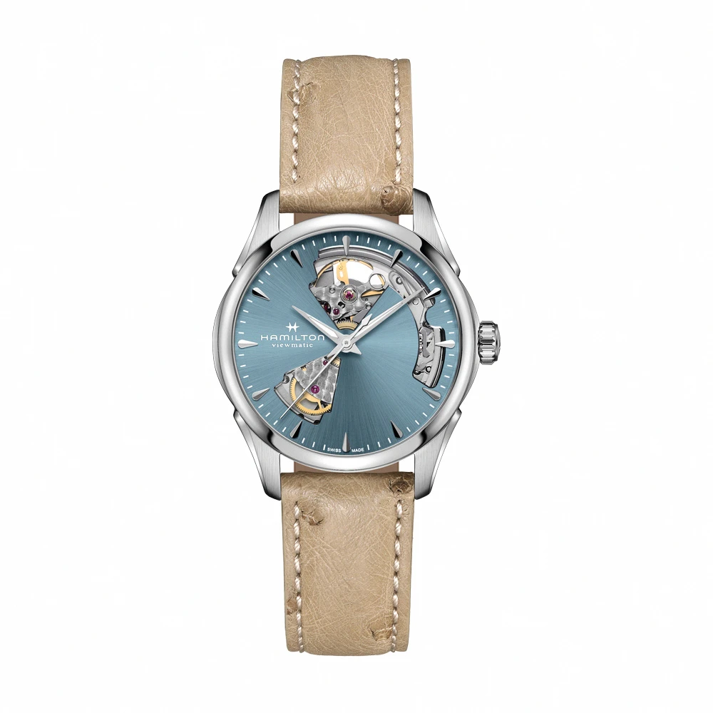 爵士大師系列腕錶(自動上鍊 中性 皮革錶帶 H32215840)