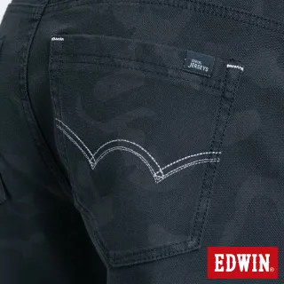 【EDWIN】JERSEYS 透氣寬鬆EJ3迦績短褲-男款(暗灰色)