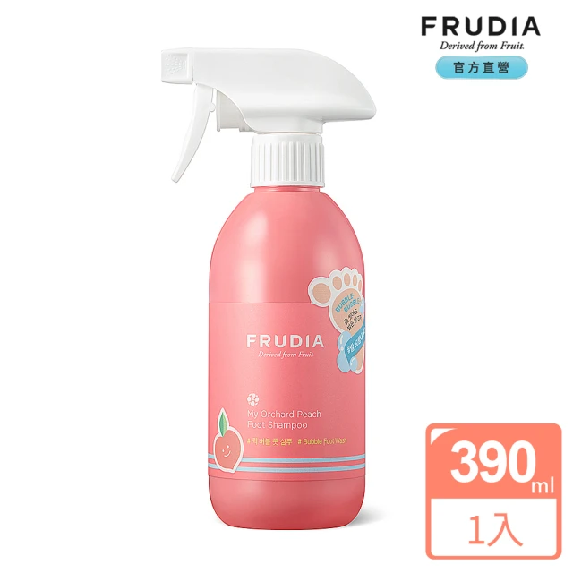 【FRUDIA】舉足清香 桃氣洗腳泡泡390ml(足部清潔)