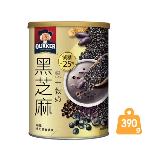 【QUAKER桂格】桂格黑芝麻黑十穀奶390gx1罐