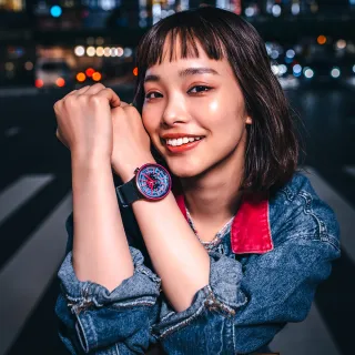 【SWATCH】BIG BOLD光譜系列手錶 BLUE TASTE 亮彩藍(47mm)