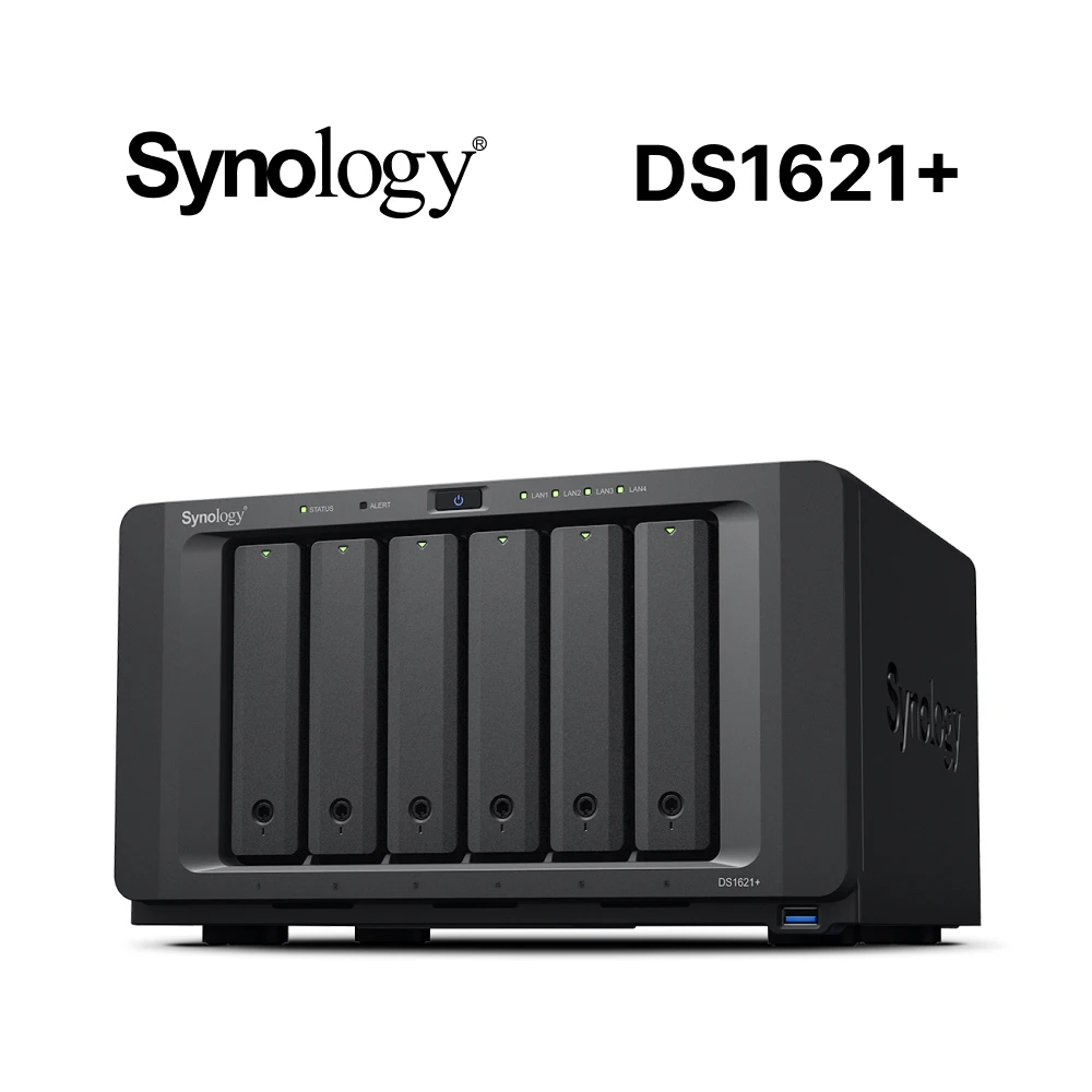 【Synology 群暉科技】DS1621+ 6Bay NAS 網路儲存伺服器