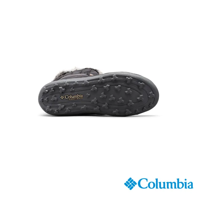 【Columbia 哥倫比亞】女款-OT防水保暖雪靴-黑色(UBL16610BK / 短靴.靴子.雪鞋)