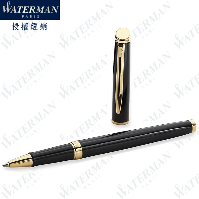 WATERMAN 雋雅系列 麗雅黑金夾 鋼珠筆 法國製造(HEMISPHERE系列)