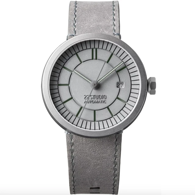 【22】分格水泥機械錶-水泥灰(Concrete Sector Watch Automatic - Concrete Grey Edition/43mm)