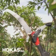 【HOKAS】S124 極致省力齒輪式強力單鉤高空樹剪 適用樹高4.5米至5米(高空樹剪 修枝剪 伸縮高枝剪)