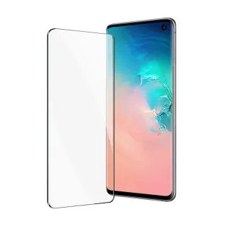 三星 GalaxyS10 曲面全膠貼合9H玻璃鋼化膜手機保護貼(3入 三星 S10 保護貼 S10鋼化膜)