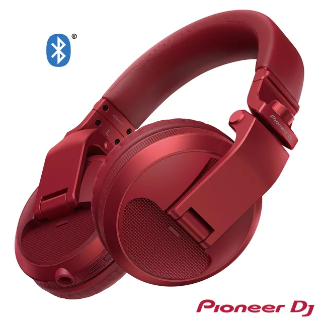 【Pioneer DJ】HDJ-X5BT 耳罩式藍牙監聽耳機(三色)