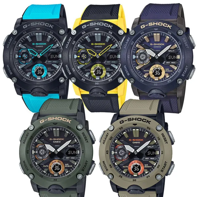 CASIO 卡西歐】G-SHOCK URBAN OUTDOOR碳纖維可替換錶帶運動錶共7款(GA