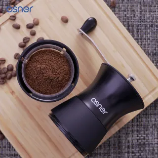 【Osner韓國歐紳】YIRGA 半自動義式咖啡機+手搖咖啡磨豆機組合(適用Nespresso膠囊)