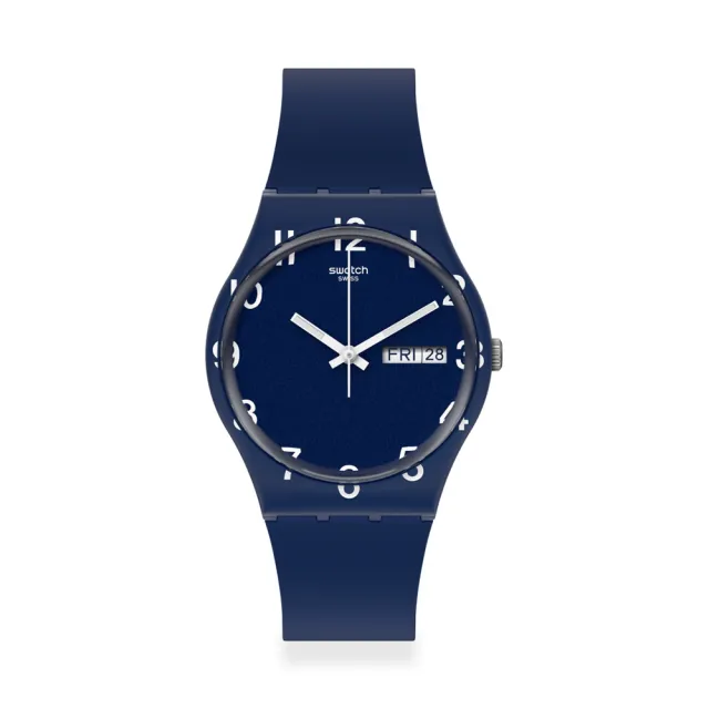【SWATCH】Gent 原創系列手錶 OVER BLUE(34mm)