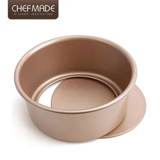 【美國Chefmade】6吋活底 不沾蛋糕模-平底款(CM022)