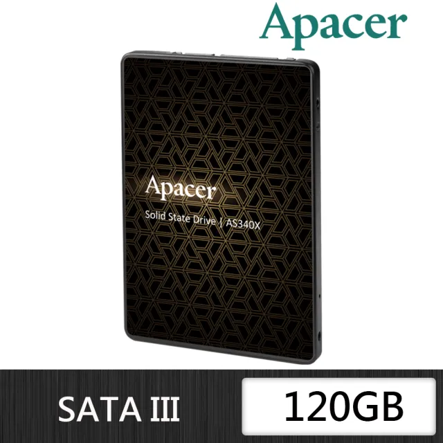 【Apacer 宇瞻】AS340X 120GB 2.5吋 SATA III 固態硬碟